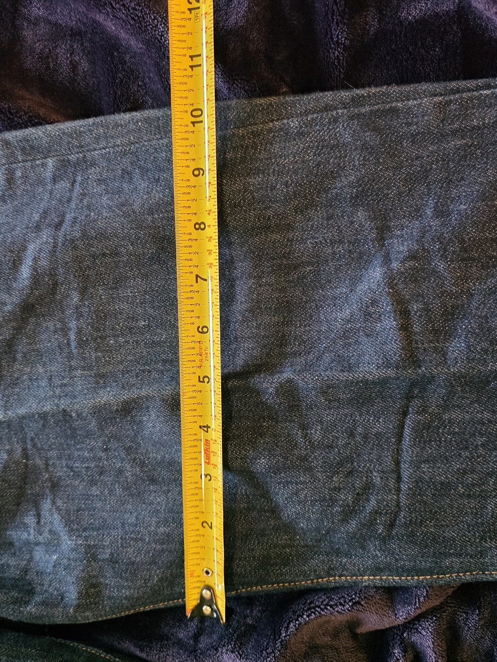 Tellason Stock Cone Mills Selvedge Denim Jeans USA Made 14 oz Size 35x35 - Picture 7 of 12